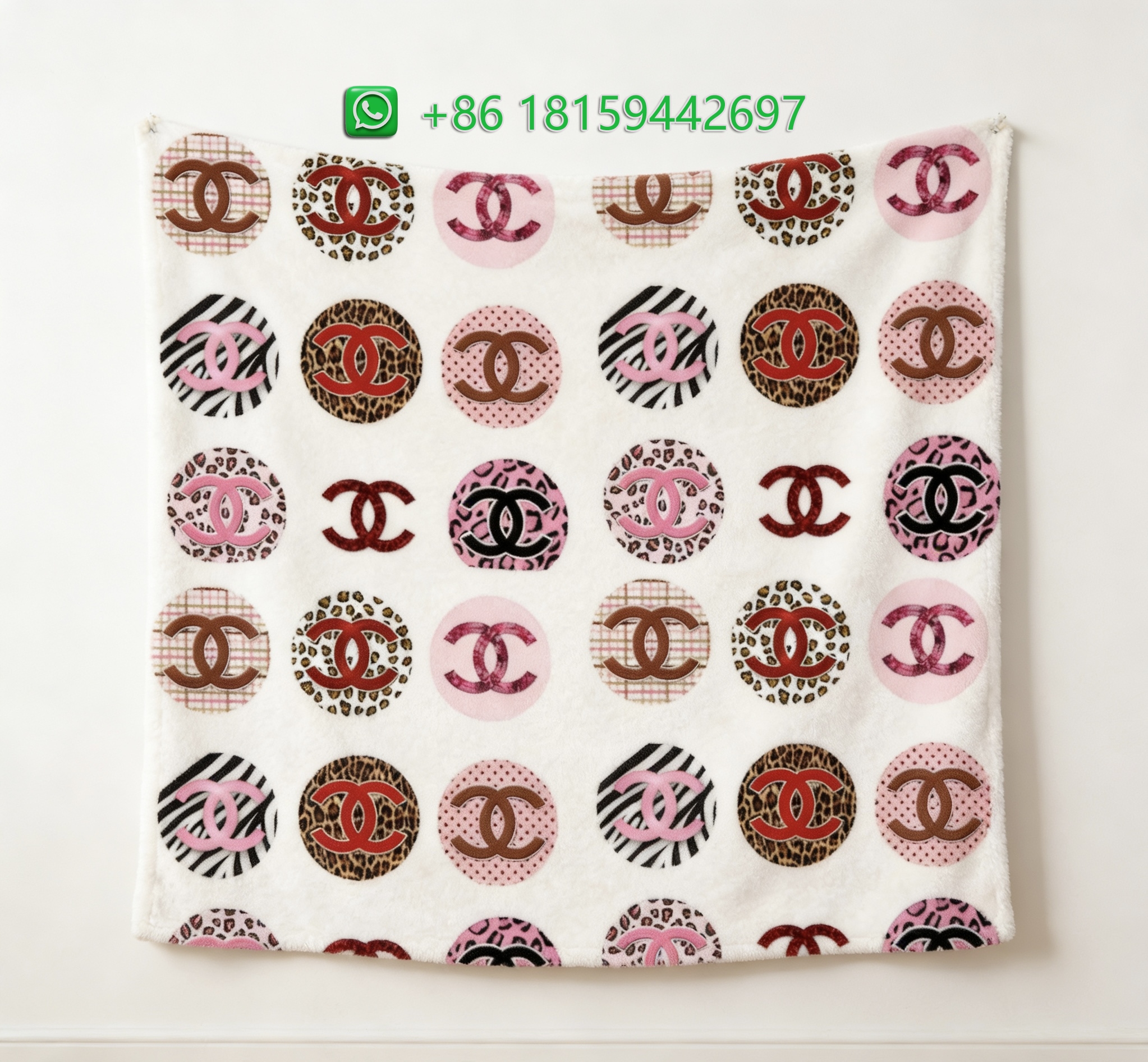 Chanel Throw Blankets